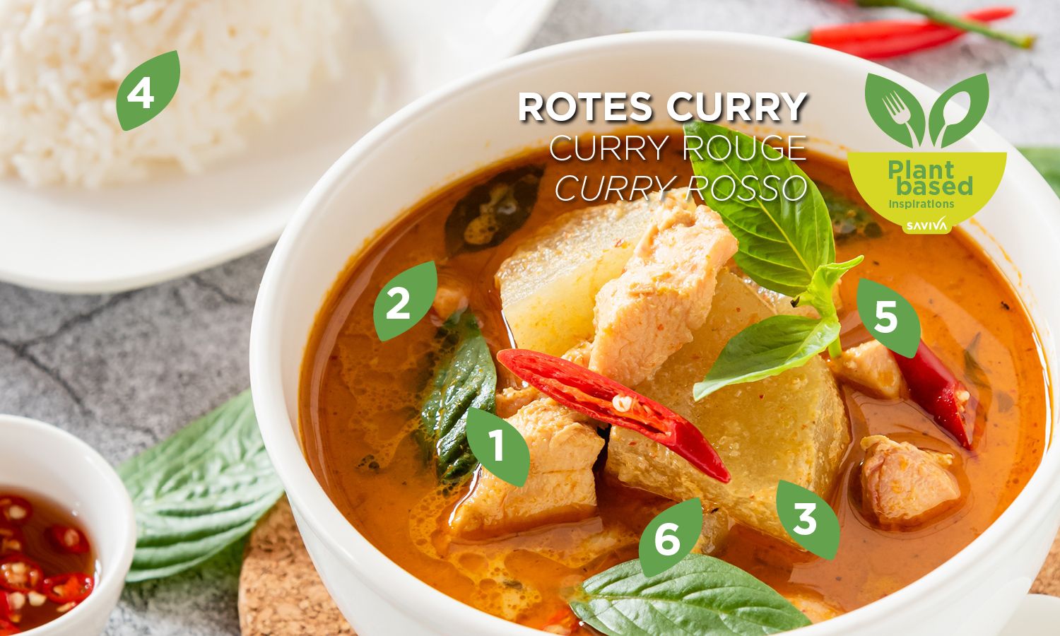 PLANT BASED INSPIRATIONS - ROTES CURRY